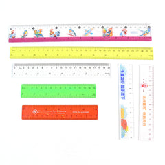 Premium Quality Assorted Plastic Ruler (1 Pc  Mix Design)