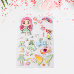 Multipurpose Adhesive 3d Stickers (1 Sheet 1510 Cm)