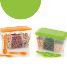 2625 Plastic Square Storage Organiser Container (750ml Capacity)