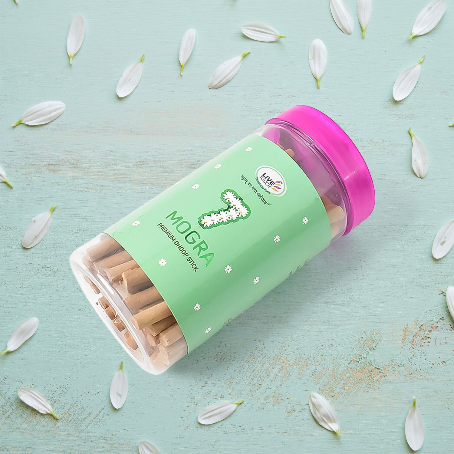 Premium 7 Mogra Dhoop Sticks (Jar Pack / 100grams)